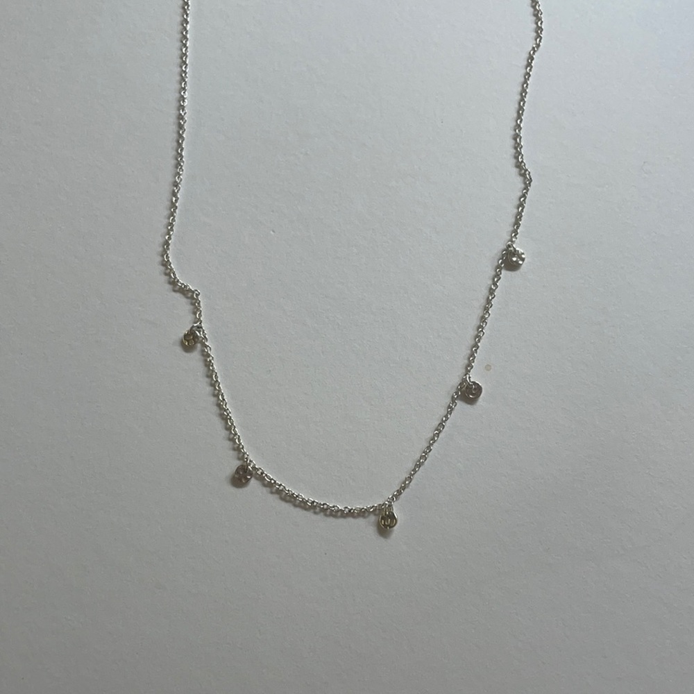 GORJANA 5 DISC CHOKER SILVER